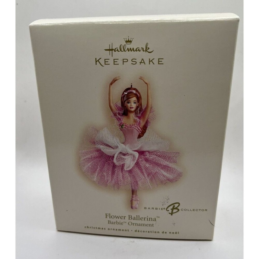 Hallmark Keepsake Ornament Flower Ballerina Dancer Barbie 2007 Christmas New Box